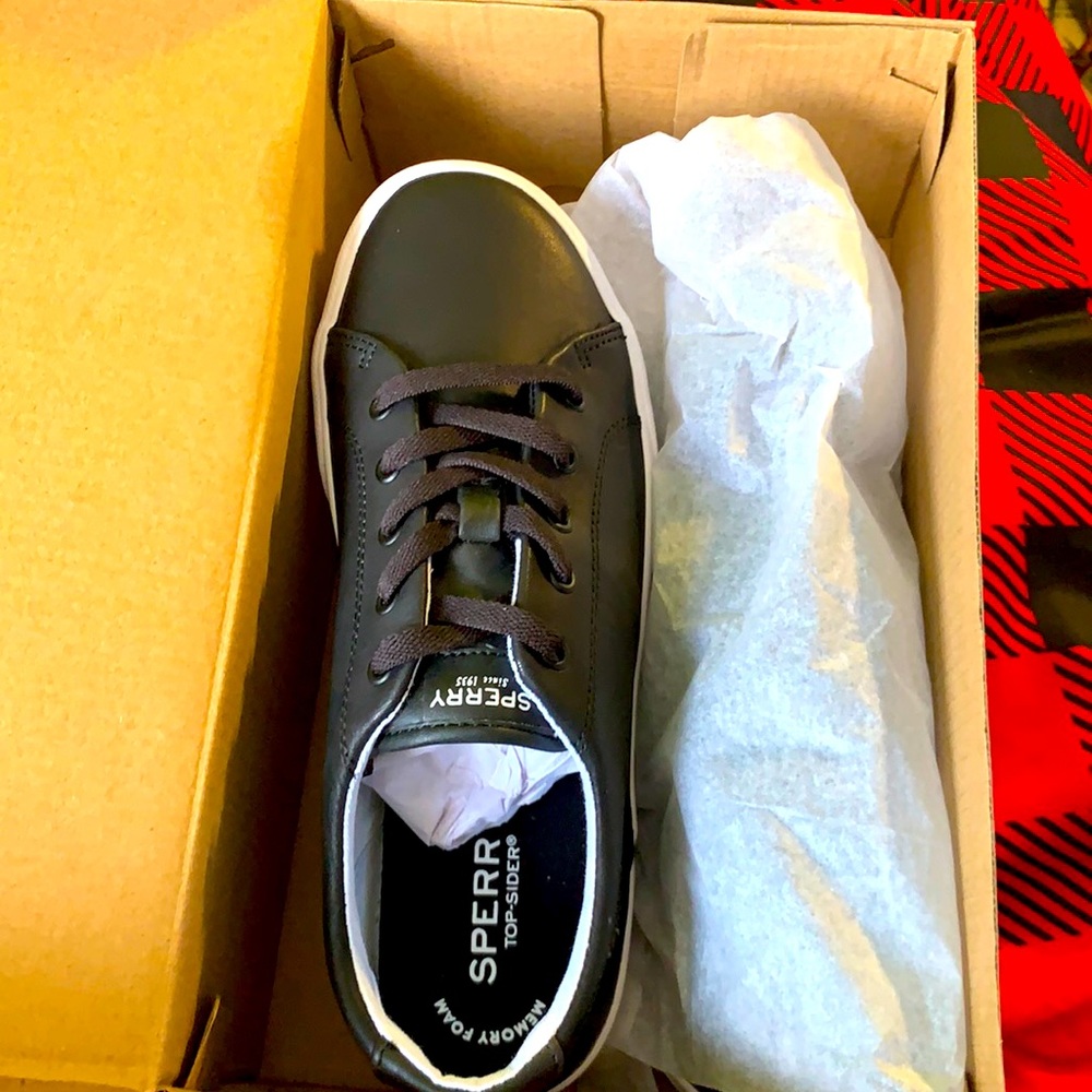 Boys striped II LTT Black Sperry